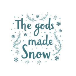 snow quote SVG PNG design