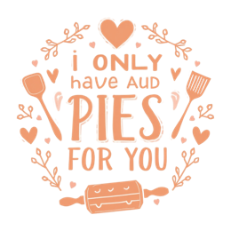 pies quotes SVG PNG design with bold lettering