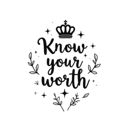 quotes motivation floral SVG PNG design with hand-drawn style, bold lettering, black and white floral elements