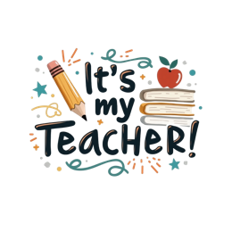 teacher appreciation SVG PNG design with bold lettering
