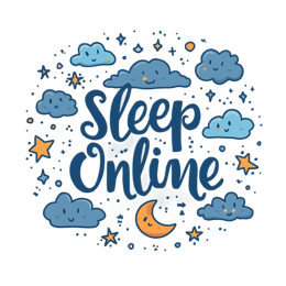 sleep clouds stars SVG PNG design with bold lettering