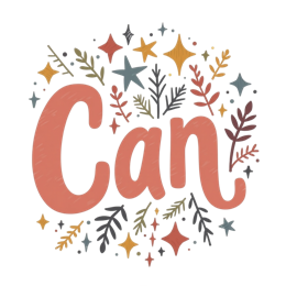 inspirational letters stars SVG PNG design with hand-drawn style, bold lettering, white and green floral elements