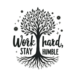 motivational tree quotes SVG PNG design with bold lettering, an uplifting message