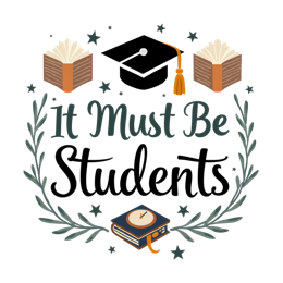 students graduation wreath SVG PNG design with bold lettering, black and white floral elements