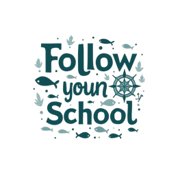 follow your school fish SVG PNG design