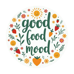 quotes mood SVG PNG design with hand-drawn style, orange and red floral elements, an uplifting message