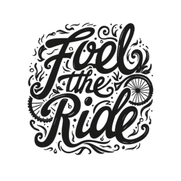 chill ride SVG PNG design with hand-drawn style, bold lettering