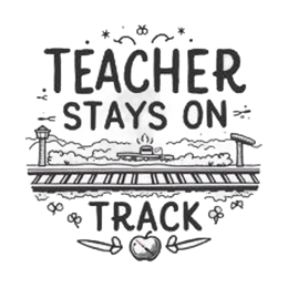 teacher quote track SVG PNG design with hand-drawn style, bold lettering, an uplifting message