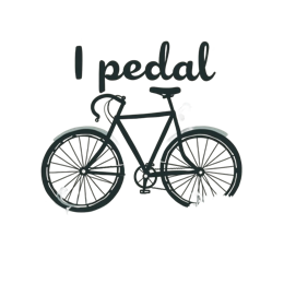 cycling sunrise SVG PNG design with bold lettering
