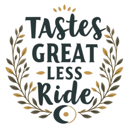 quotes ride SVG PNG design with bold lettering, black floral elements