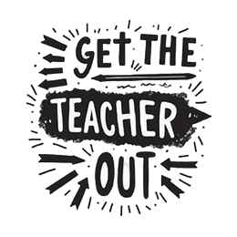 quote teacher SVG PNG design with hand-drawn style, bold lettering
