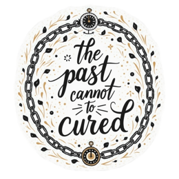quote SVG PNG design with bold lettering, black and white floral elements