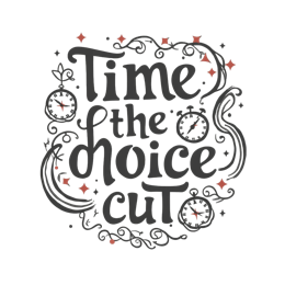 time choice cut SVG PNG design