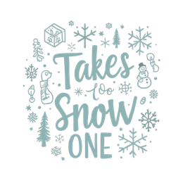 christmas snowone SVG PNG design with hand-drawn style