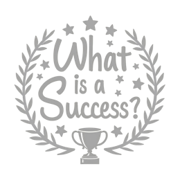 quote success wreath SVG PNG design with black and white floral elements, an uplifting message