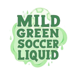 mild green soccer liquid SVG PNG design with bold lettering