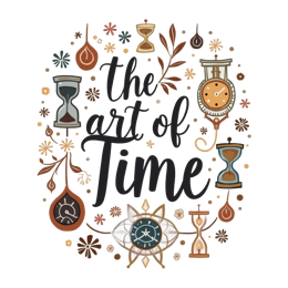 time floral SVG PNG design with hand-drawn style, bold lettering, floral elements