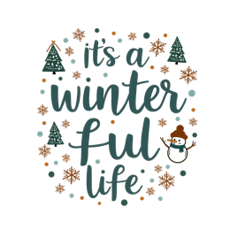 winter festivities SVG PNG design
