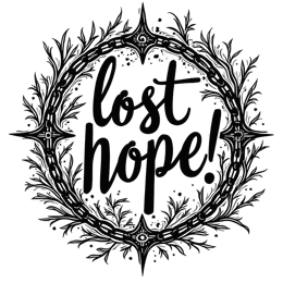 lost hope SVG PNG design with bold lettering