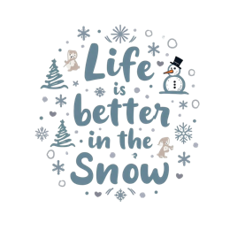 snow winterdecor SVG PNG design