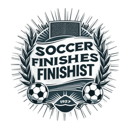 soccer finishist emblem SVG PNG design with bold lettering, black and white floral elements