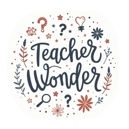 teacher wonder SVG PNG design with hand-drawn style, floral elements