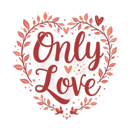 only love floral SVG PNG design with bold lettering, white and pink floral elements