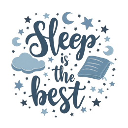 quotes sleep SVG PNG design with bold lettering