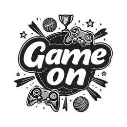 gameon SVG PNG design with bold lettering