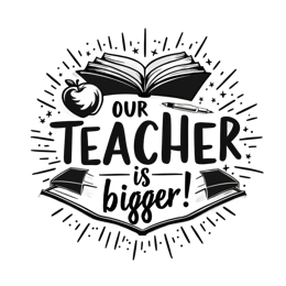 teacher quote SVG PNG design with bold lettering, an uplifting message