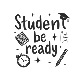 student preparation tools SVG PNG design with bold lettering