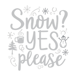chill snow scenery SVG PNG design