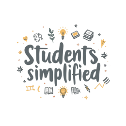 students simplified SVG PNG design with bold lettering