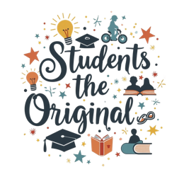 students biking SVG PNG design with bold lettering, an uplifting message