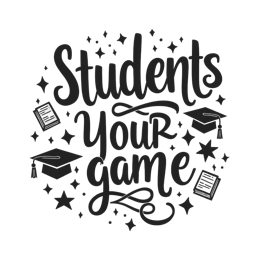 graduation students game SVG PNG design with bold lettering