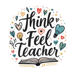 teacher think feel SVG PNG design with hand-drawn style
