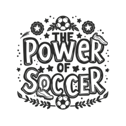 power soccer shirt SVG PNG design with bold lettering