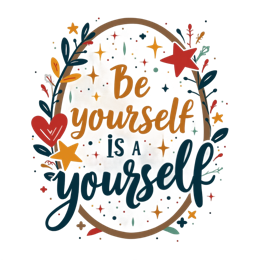 quotes inspiration floral SVG PNG design with bold lettering, orange and red floral elements, an uplifting message