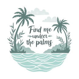 chill palms SVG PNG design