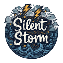 silent storm SVG PNG design with bold lettering