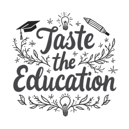 taste creativity floral SVG PNG design with hand-drawn style, bold lettering, black and white floral elements