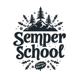 school nature SVG PNG design with bold lettering, black and white floral elements, an uplifting message