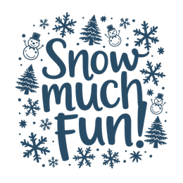 fun snowflakes snowmen SVG PNG design