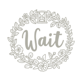 flower wait SVG PNG design with floral elements