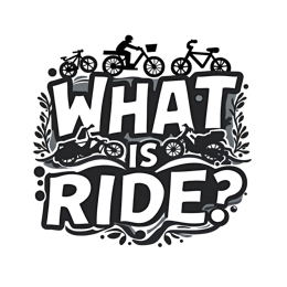 ride bicycles SVG PNG design with bold lettering
