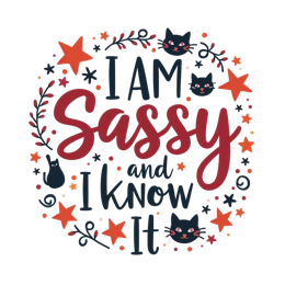 sassy stickers SVG PNG design