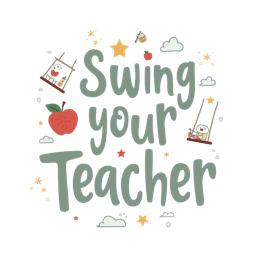 teacher swing SVG PNG design with an uplifting message