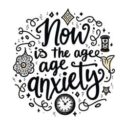 anxiety time SVG PNG design with hand-drawn style
