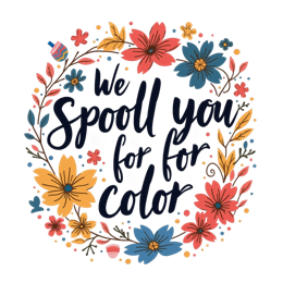 flower arrangement SVG PNG design with bold lettering, orange and red floral elements
