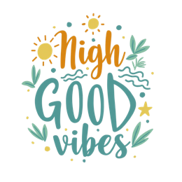 positive quotes SVG PNG design with green and blue floral elements, an uplifting message